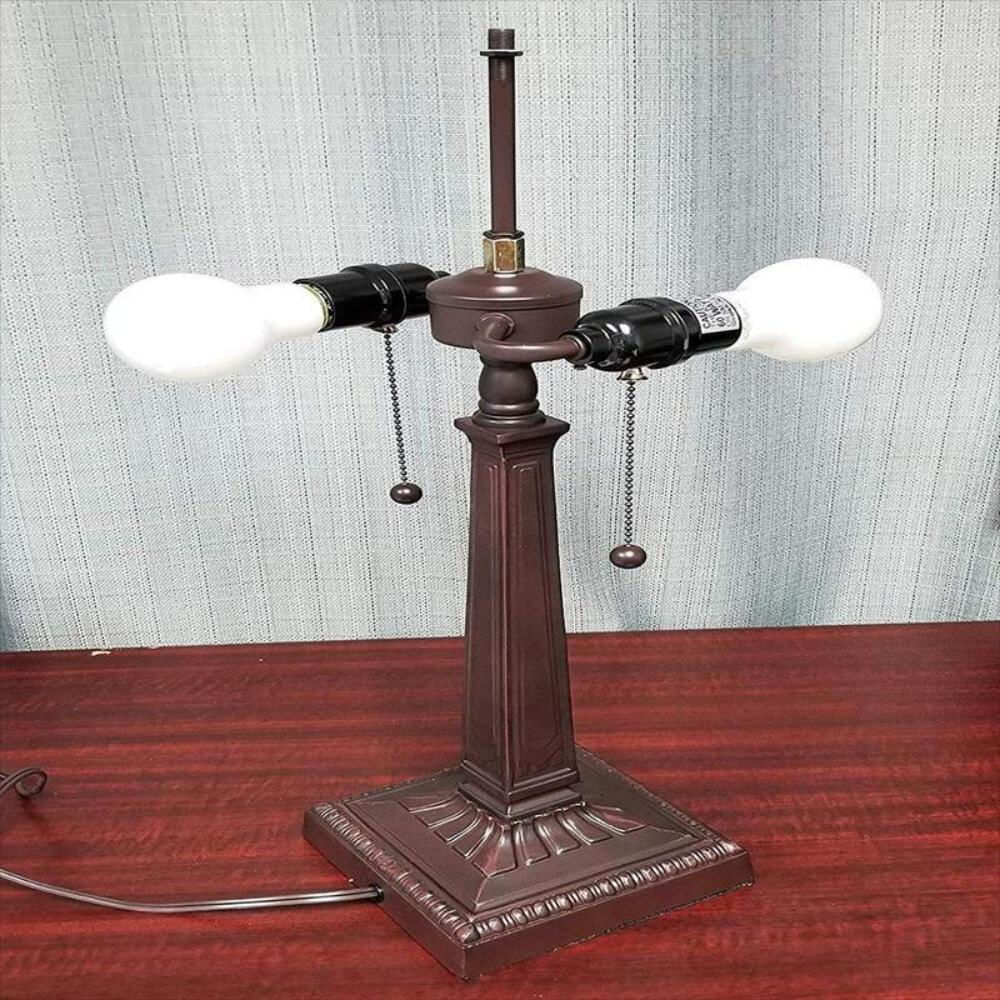 Lámpara De Mesa Vintage Con Luz Antigua img #2