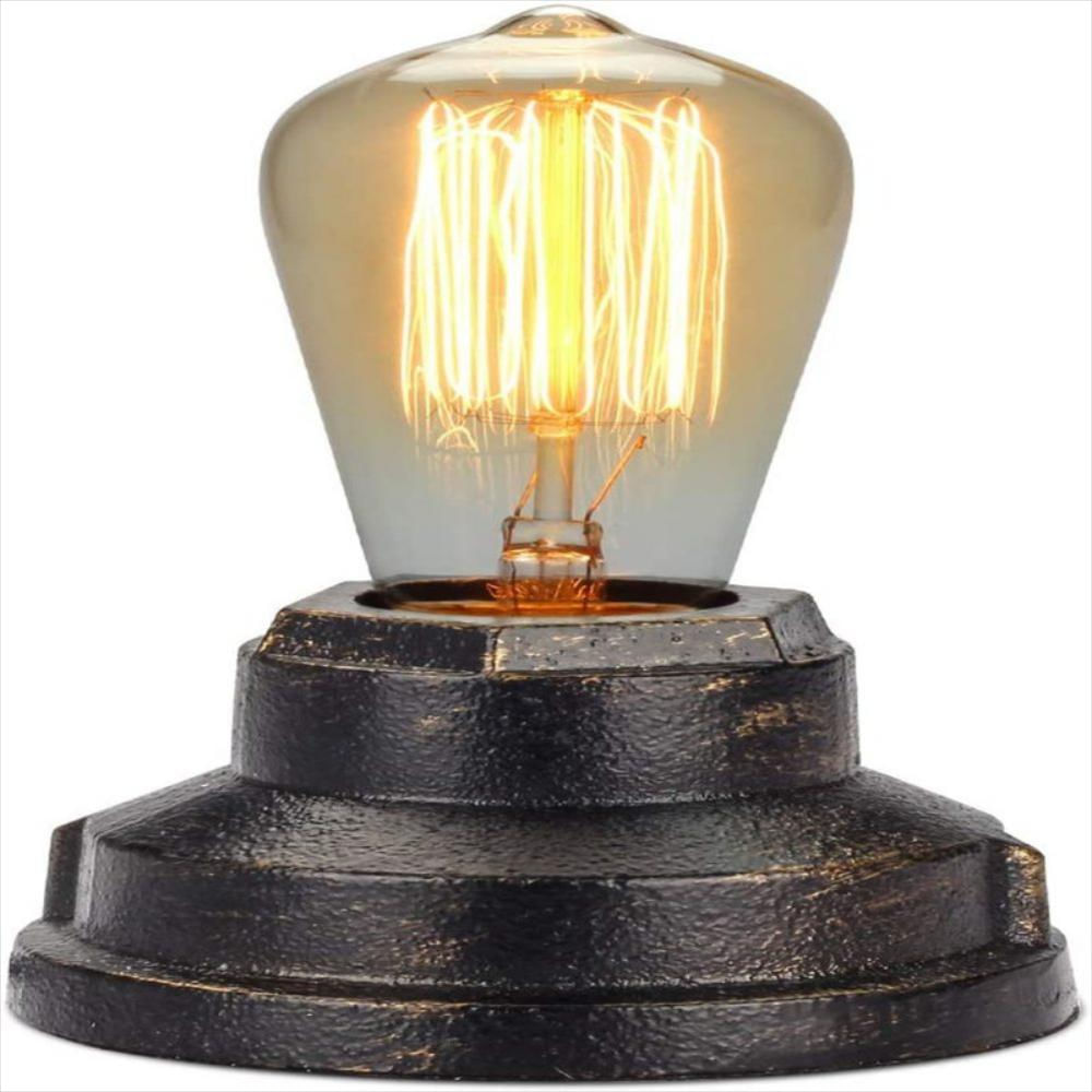 Lámpara De Mesa Vintage Táctil Industrial