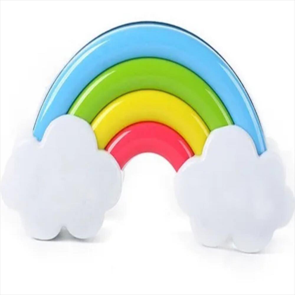 Lámpara Arcoiris Led Mesa Noche Bebes Luz Quitamiedos Usb