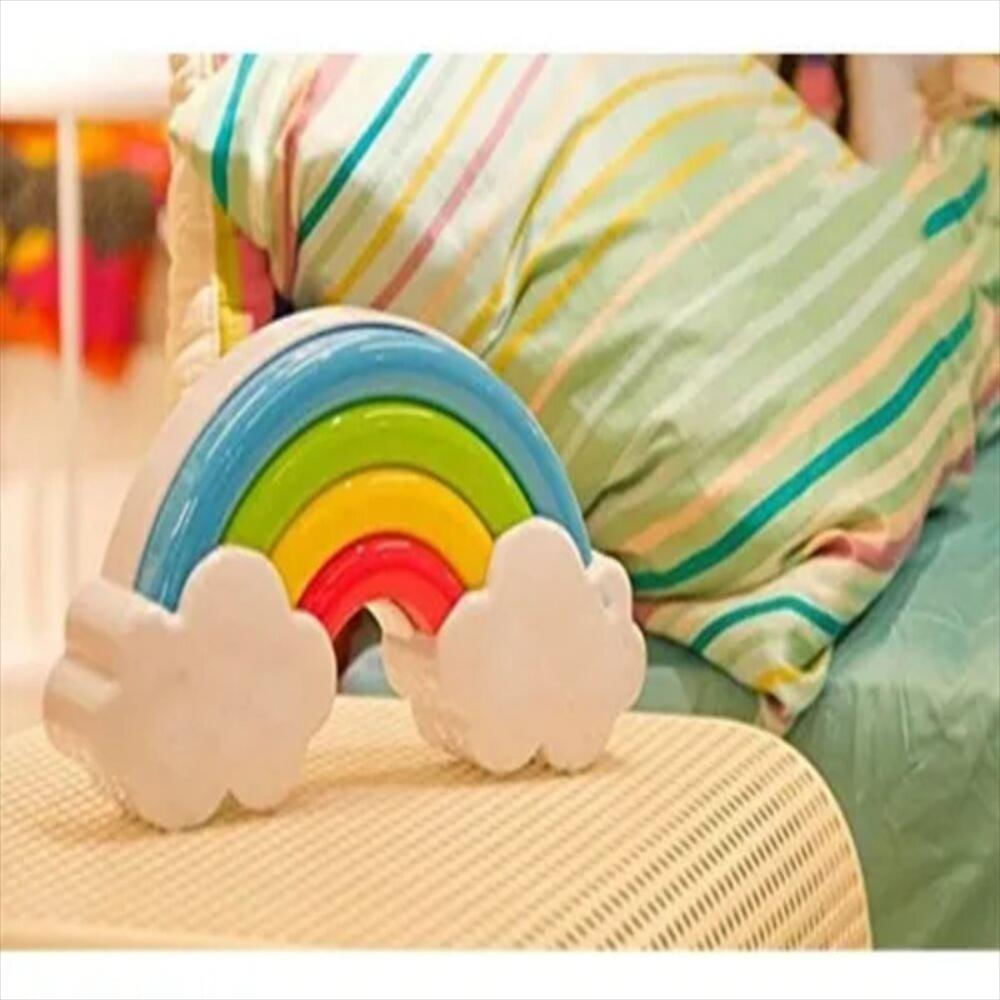 Lámpara Arcoiris Led Mesa Noche Bebes Luz Quitamiedos Usb img #2