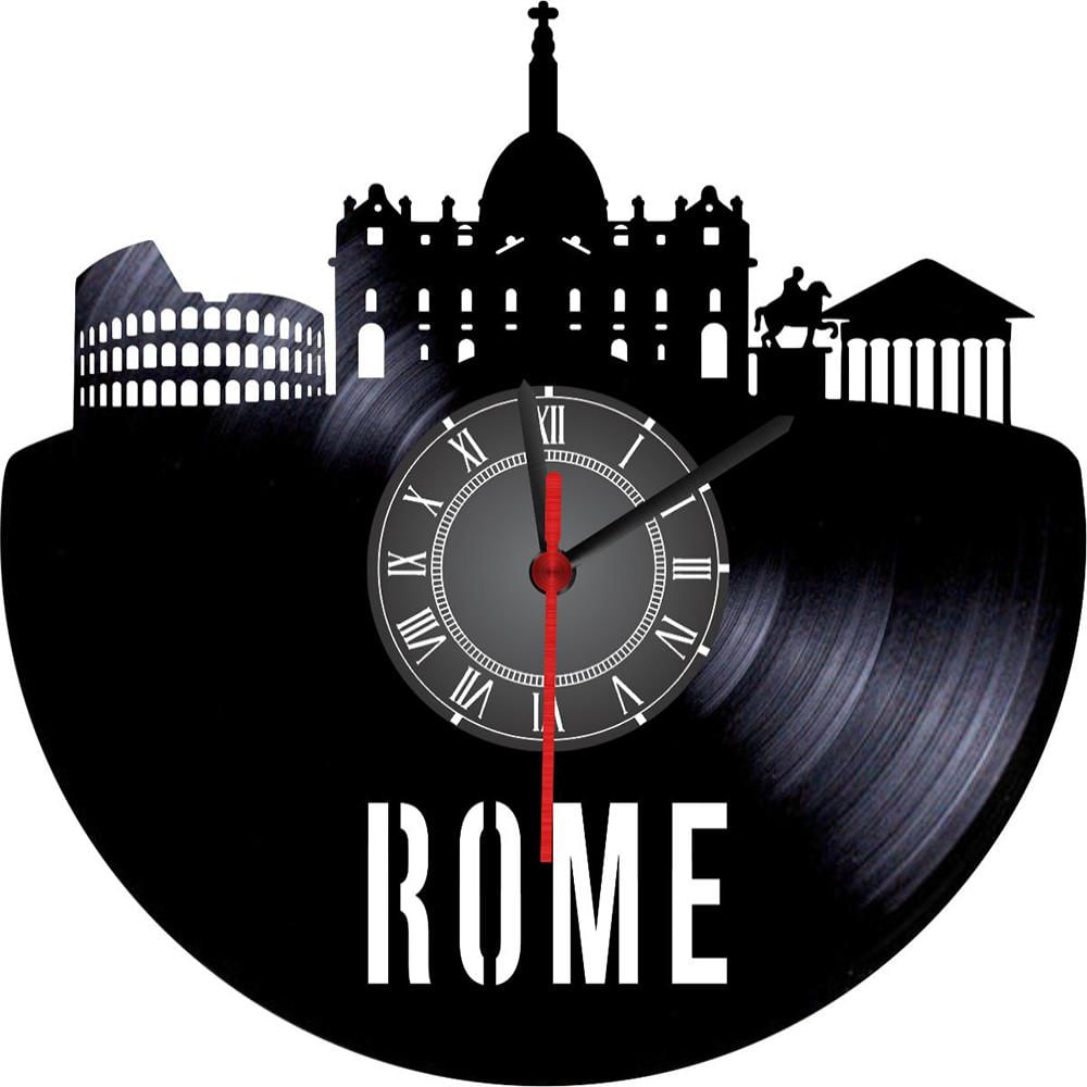Reloj En Vinilo Lp Ciudades / Vinyl Clock Cities Countries img #1