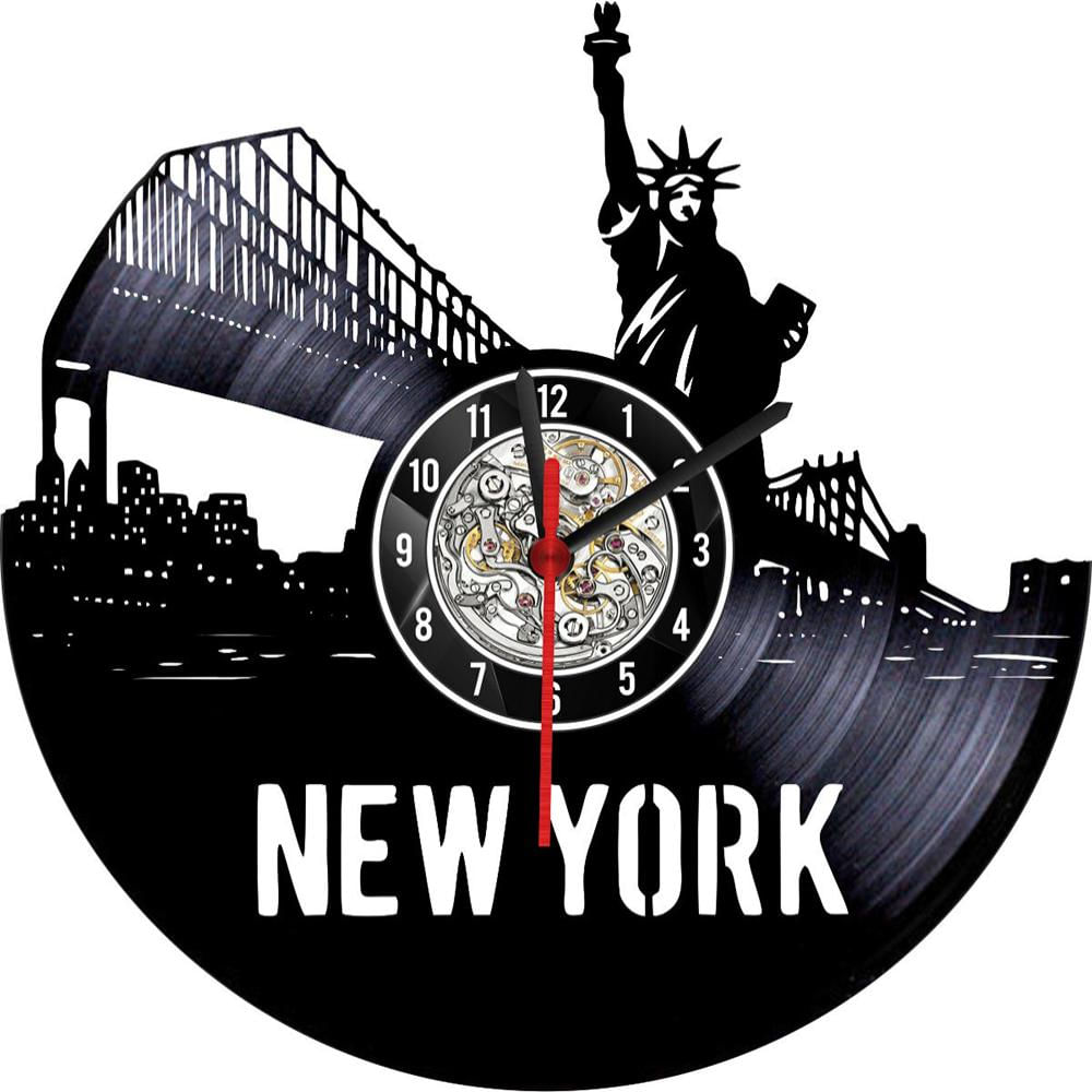 Reloj En Vinilo Lp Ciudades / Vinyl Clock Cities Countries img #3