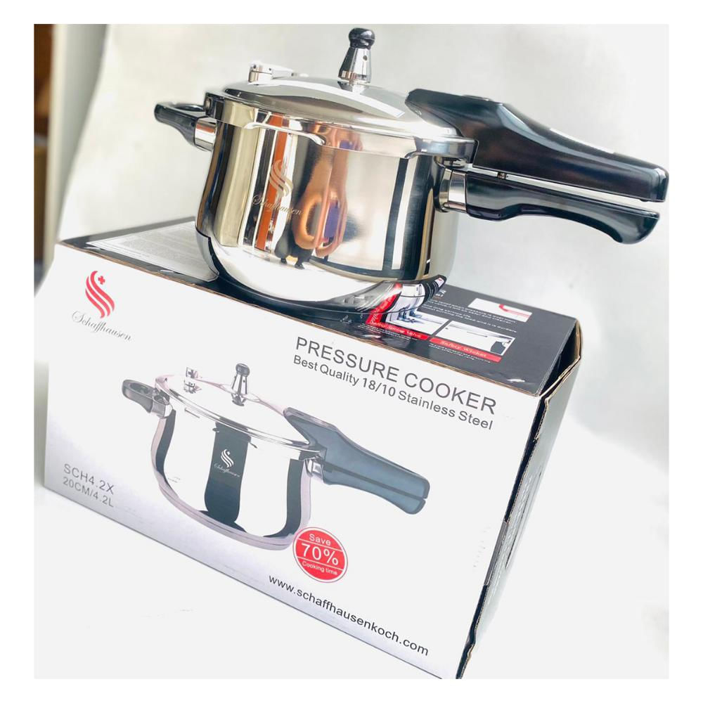 Olla Express Presion Acero Quirúrgico Schaffhausen 3.2 L