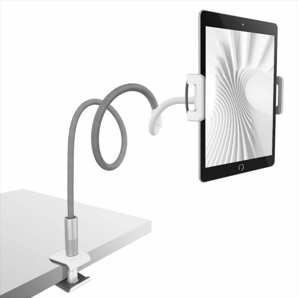 ZUYEE Soporte de cuello de cisne para tableta para cama, iPad, soporte para  tableta, soporte para Kindle de 30 pulgadas, clip de brazo flexible para