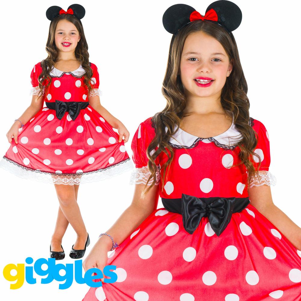 Disfraz Minnie Mouse Para Niñas Importado