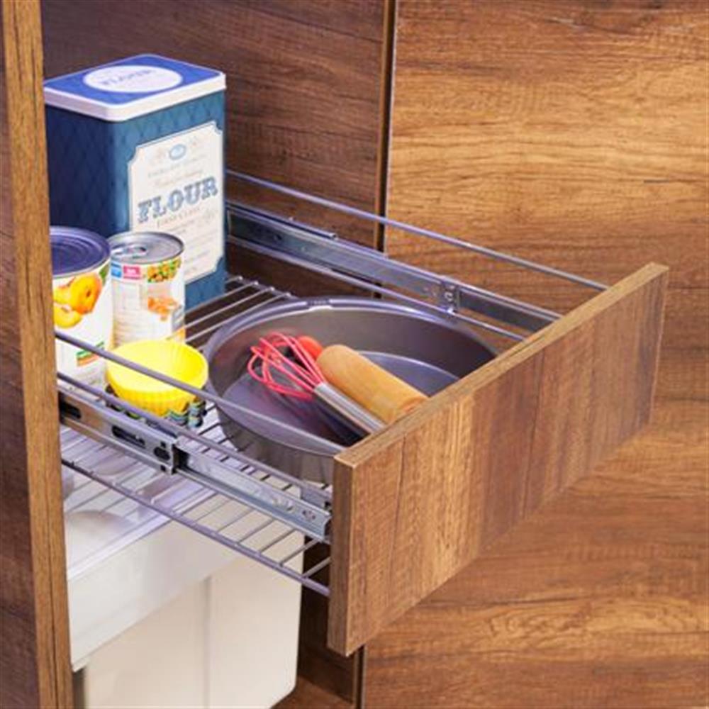 Canasta Deslizante 3 Lados Para Módulo De 40 Blanco img #1