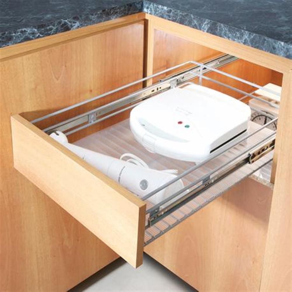 Canasta Deslizante 3 Lados Para Módulo De 40 Blanco img #3