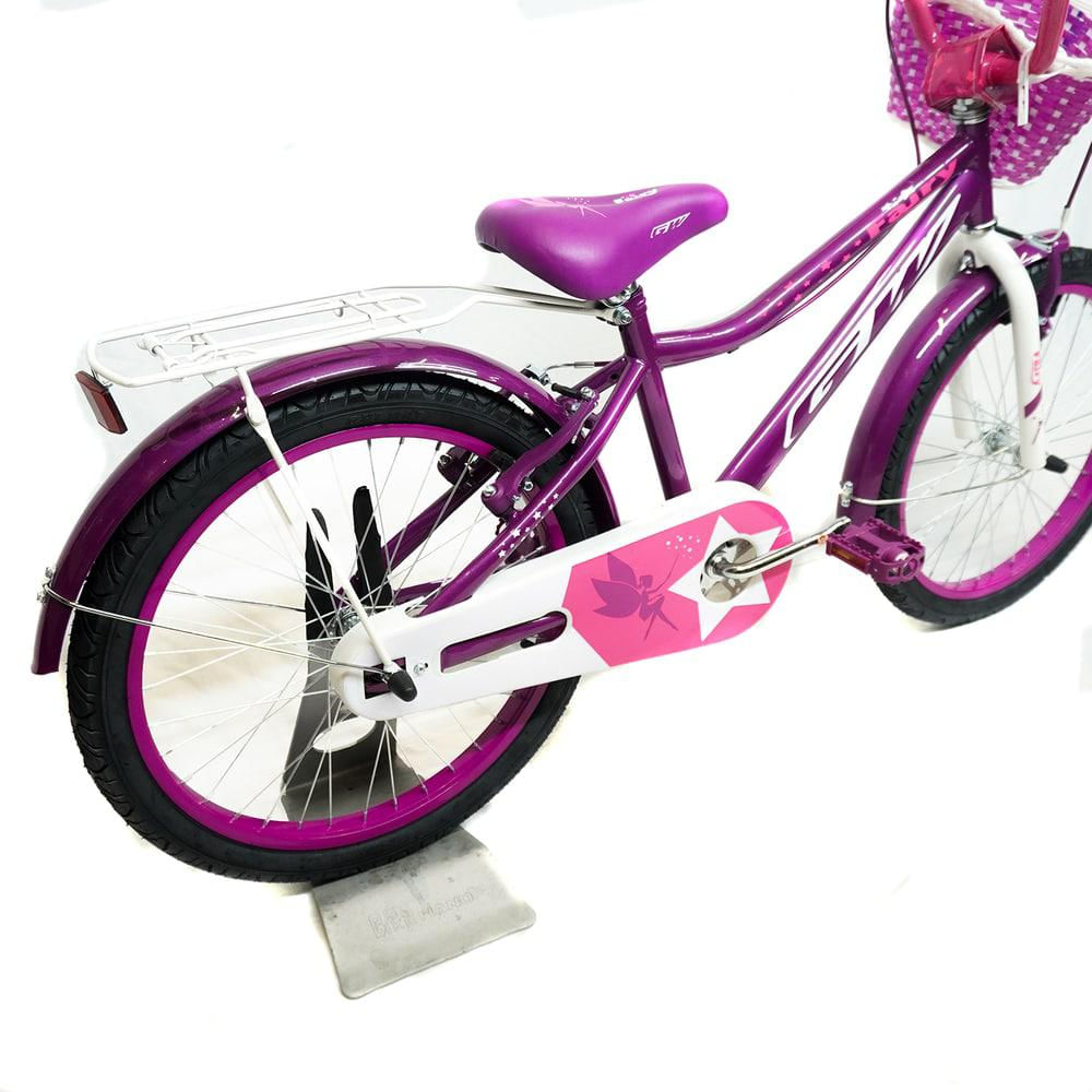 Bicicletas Gw Fairy Rin 20 Ni a Ruedas Auxiliares Uva