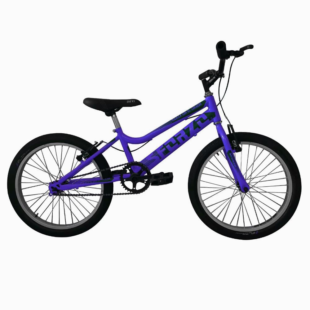 Bicicleta Sforzo Niña Rin 20 X 2 Sin Cambios Morado