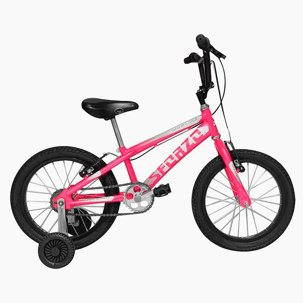 Bicicleta Infantil Niña Rin 16 Auxiliare S Rosa