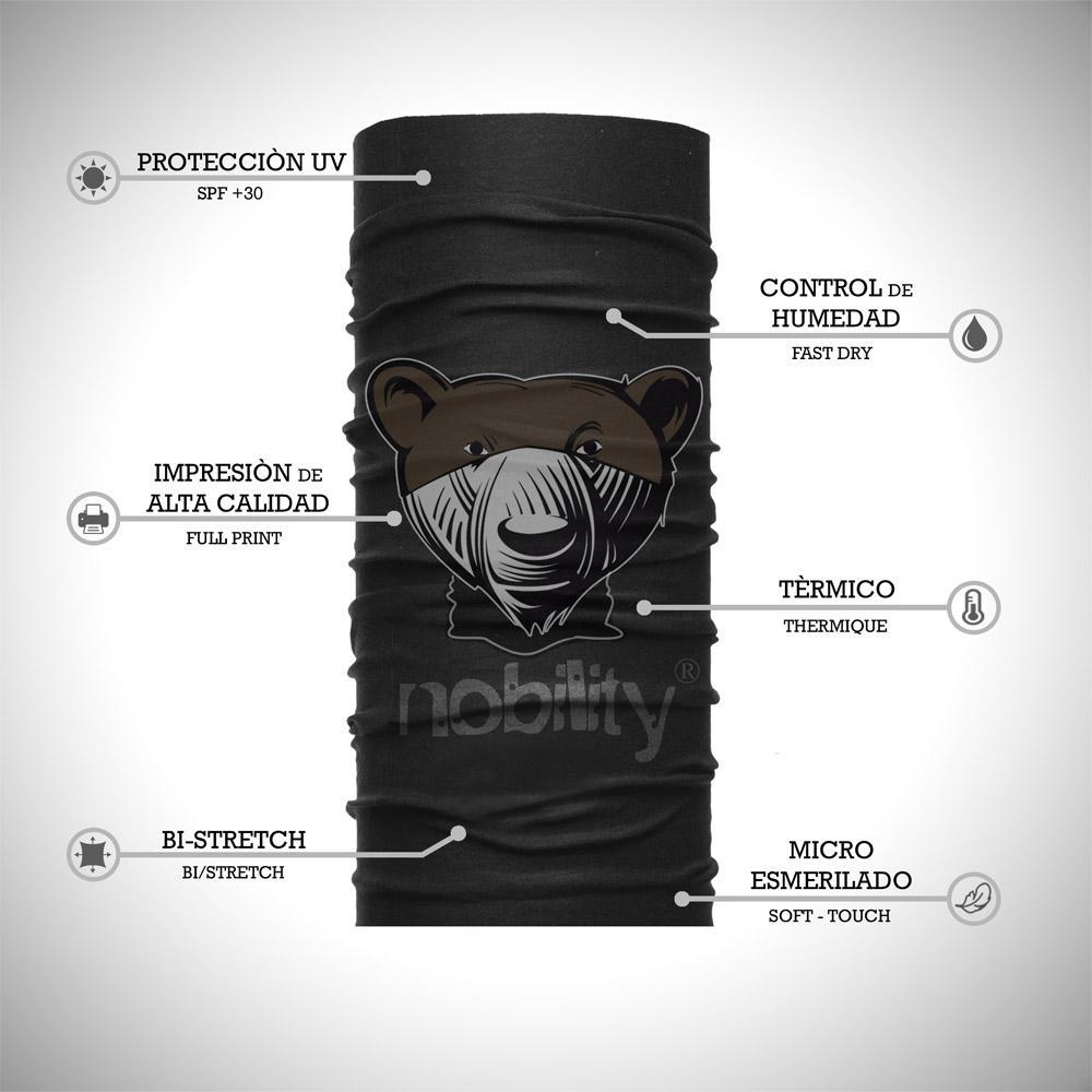 Cuello Multiusos Negro Mascara Zombie 02 Ciclismo Moto img #2