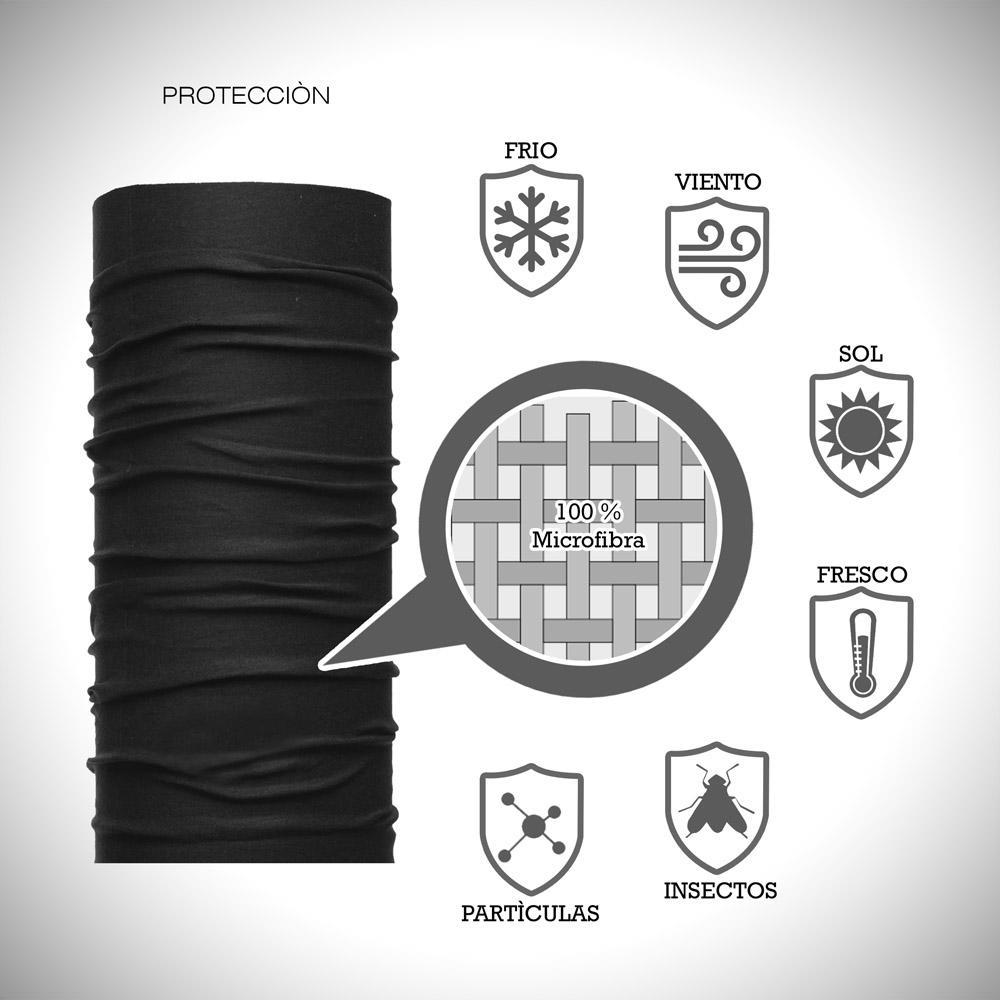 Cuello Multiusos Negro Mascara Zombie 02 Ciclismo Moto img #3