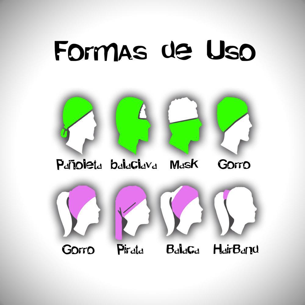 Cuello Multiusos Negro Mascara Zombie 02 Ciclismo Moto img #4