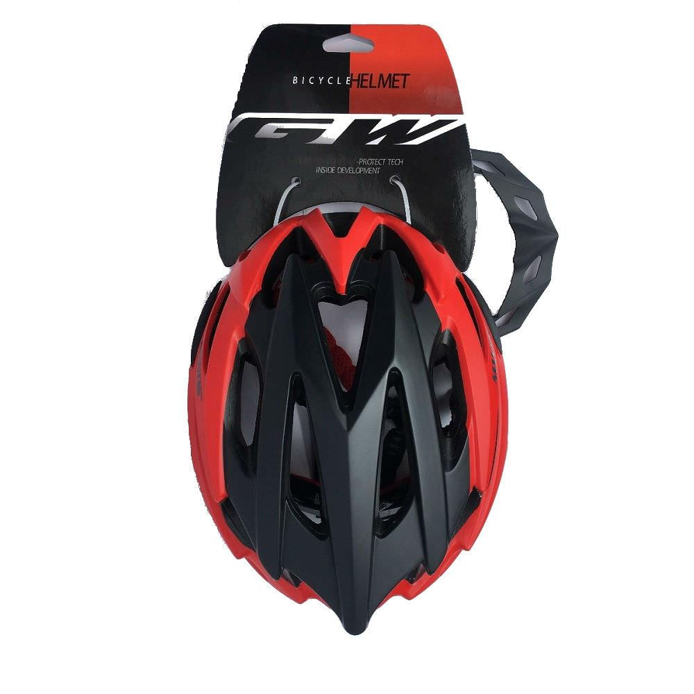 Casco De Bicicleta Gw Mantis Tall M Rojo Negro